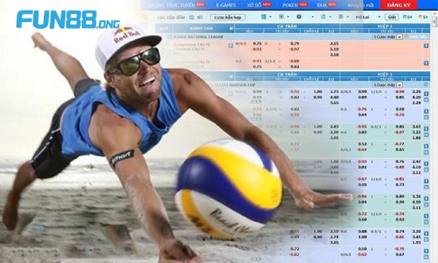 Các kèo cược bóng chuyền phổ biến