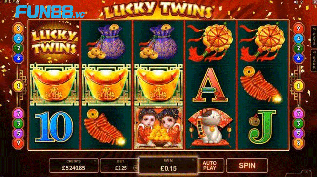 Chinh Phục Trò Chơi Slot Lucky Twins: Hướng Dẫn Cách Chơi Và Mẹo Để Thắng Lớn 2 Các biểu tượng trong Lucky Twins slot