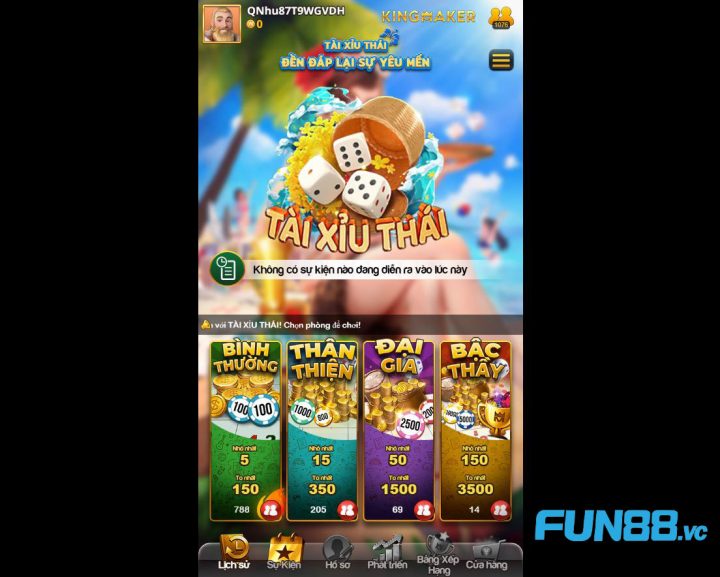 Khám Phá Tài Xỉu Thái: Trải Nghiệm Cược 3D Độc Đáo Tại Fun88 2 Luật chơi game Tài Xỉu Thái